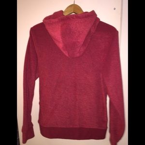 Reddish-pinkish old navy jacket with hood